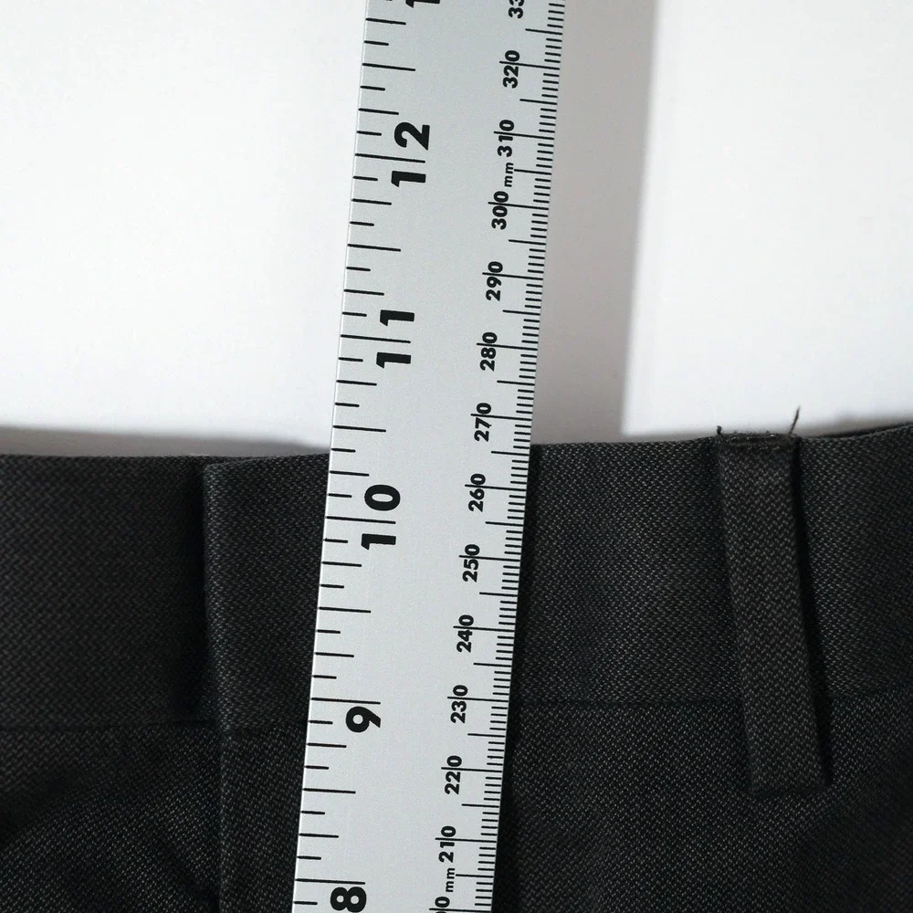 Banana Republic Pants Men 31 x 32 Dark Gray Classic Fit Chino Flat Front Cotton